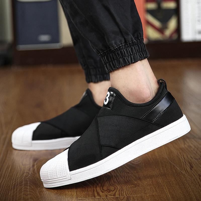 ... casual shoes for men fashion trend korean mens skateboarding shoes  cross-tied ocrstio