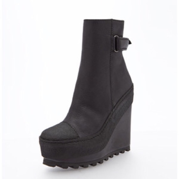 acne shoes - acne hero wedge boots gzoluoz