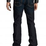 ariat jeans ariat rebar menu0027s dark wash open pocket low rise boot cut work jeans jbphunn