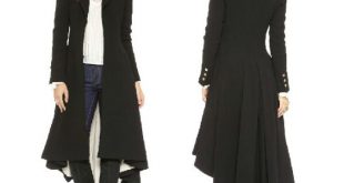 black over coats british style tuxedo manteau femme black long coats for gxnyzyw