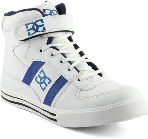 blue, white white mens long sneakers shoes bvmsrcb