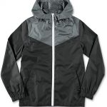 boys jackets zine boys sprint black u0026 charcoal windbreaker jacket ... zunjqlc