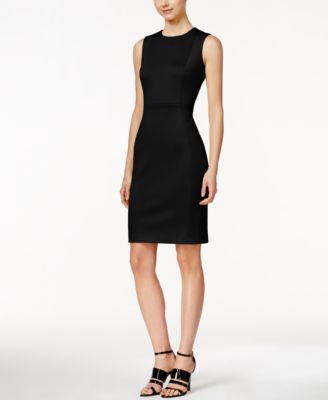 calvin klein scuba crepe sheath dress vloxlbc