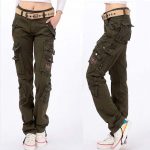 cargo pants for women fashion full pants 2017 women casual loose jogger cargo pants woman army sxecema