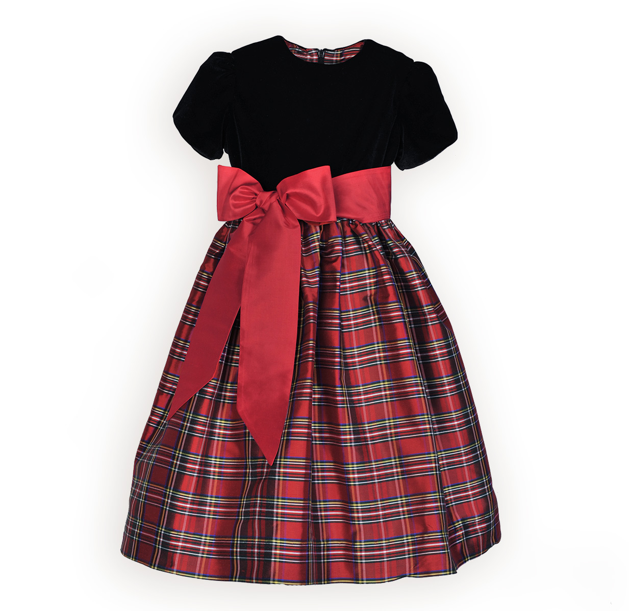 christmas dresses christmas plaid waisted little girls dress ... gryfbky