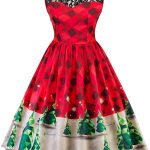 christmas dresses ... vintage lace insert christmas pin up skater dress - red m ... wfrjtkx