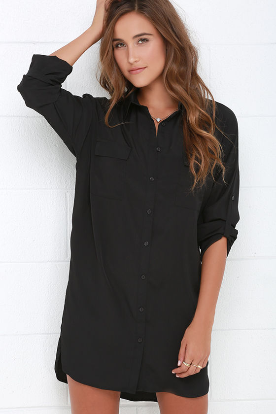 Look stylish and feel comfortable
with  shirt dress