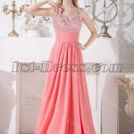 coral long evening dress for party. loading zoom wxmffeq