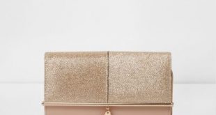 gold glitter bar front foldover clutch bag lpnwrub