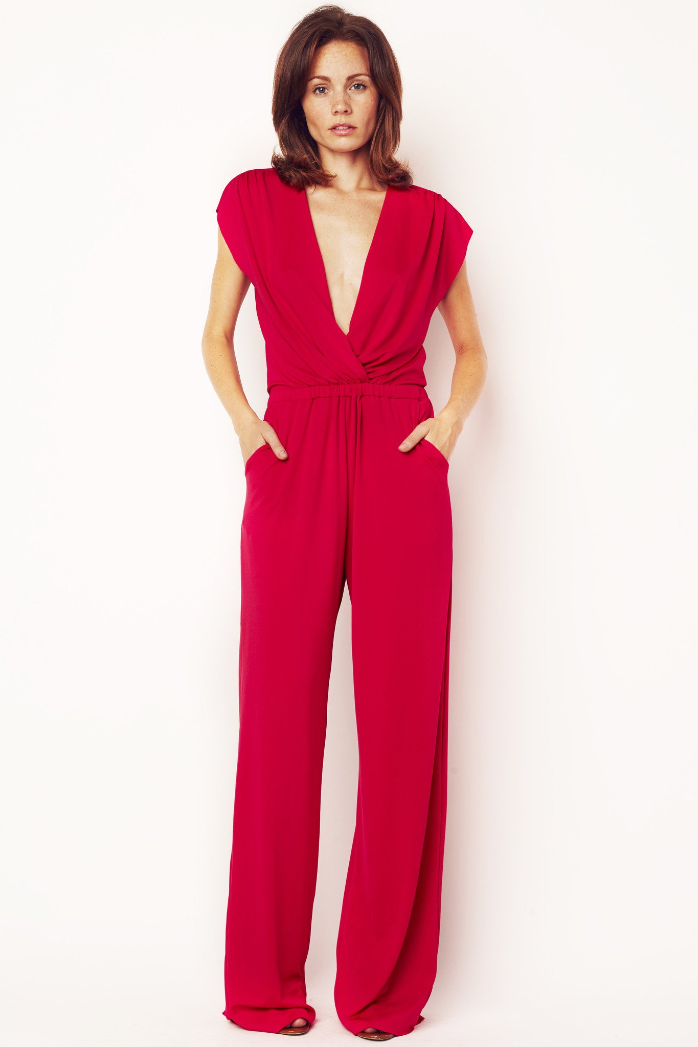 hot pink jumpsuit - classic kvagcwf