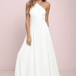 ivory dresses stunning ivory dress - maxi dress - halter dress - lace dress - nnivetn