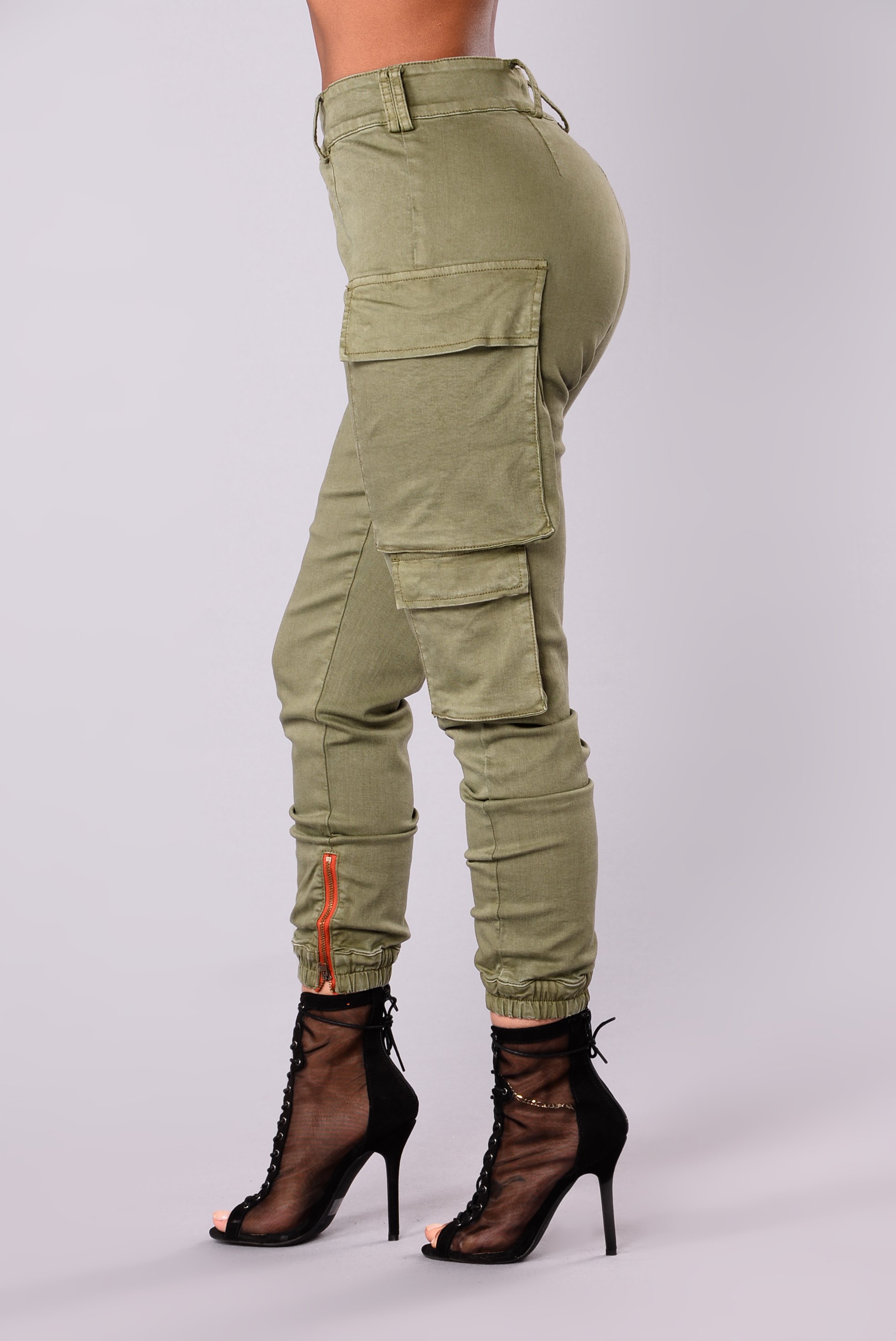 kalley cargo pants - olive mfnemdv