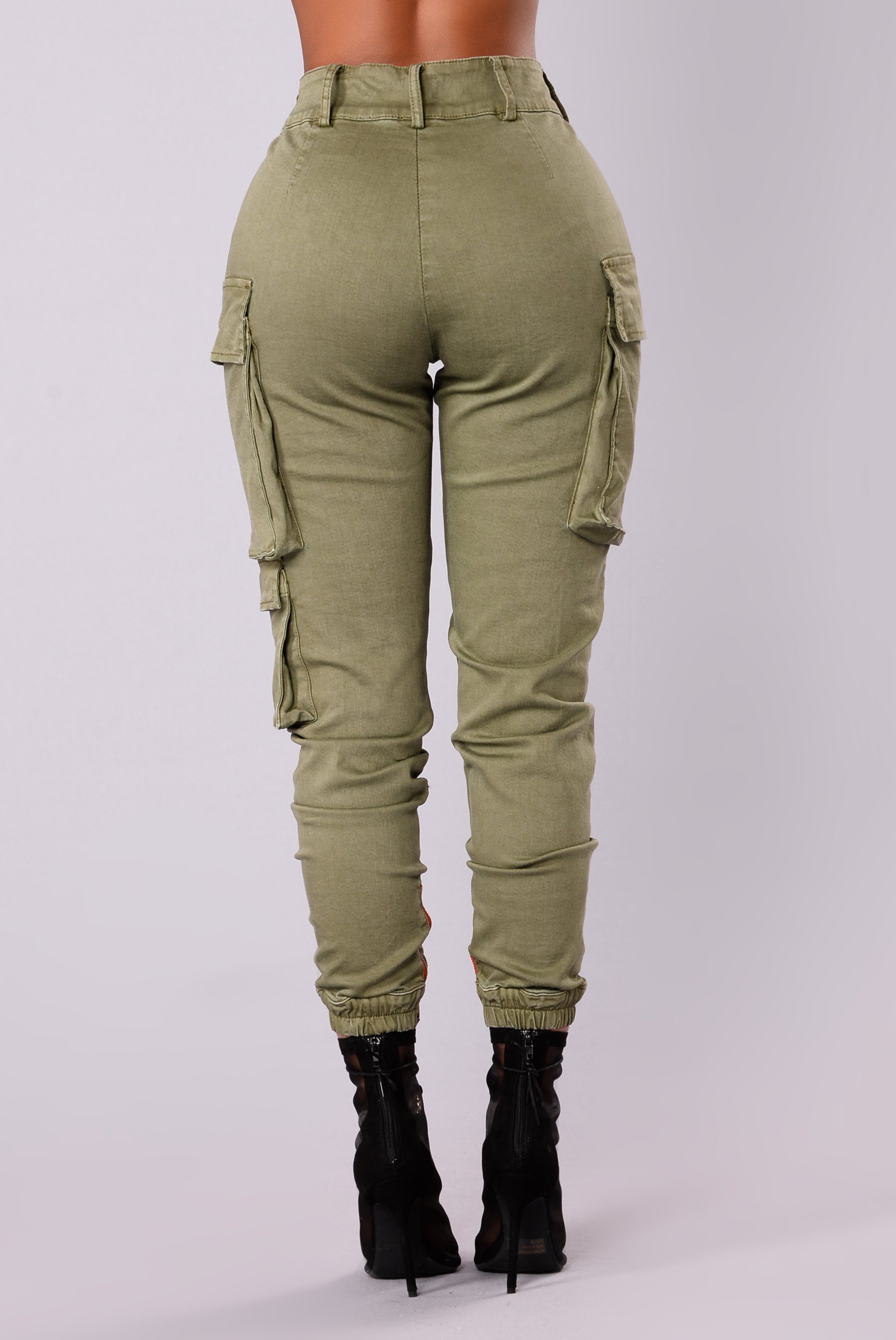 kalley cargo pants - olive ptnobsx