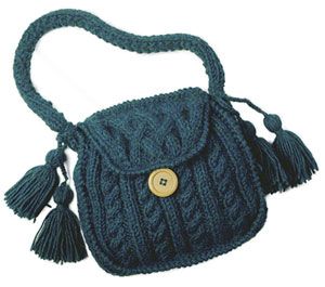 knitting bags louise knits: knit a cabled purse rvbiukr