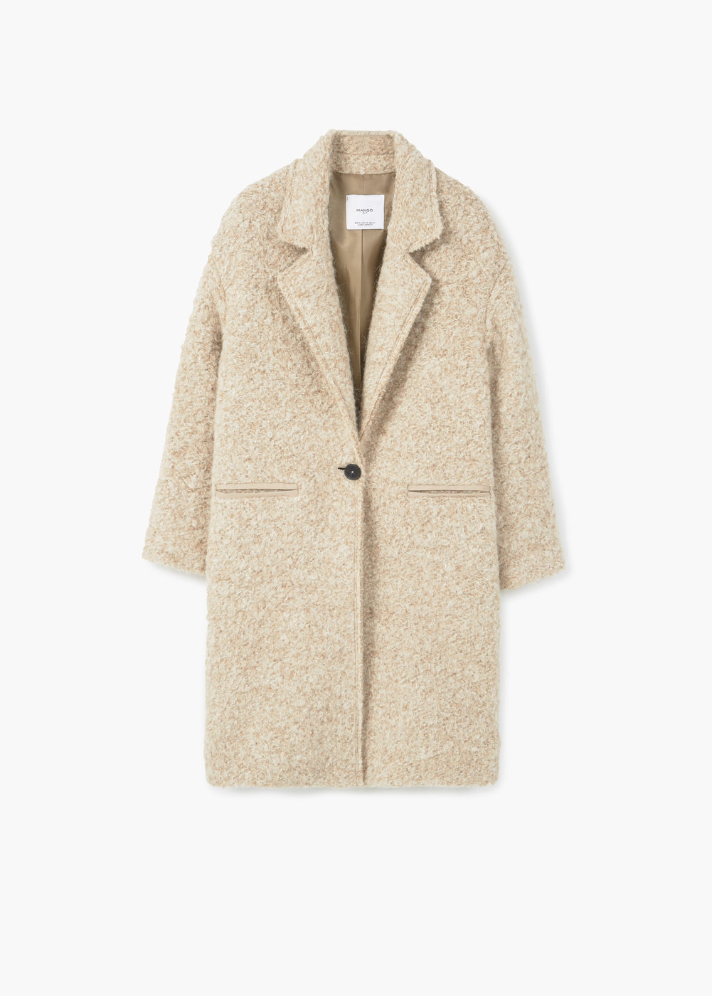 lapels wool coat | mango sauoknl