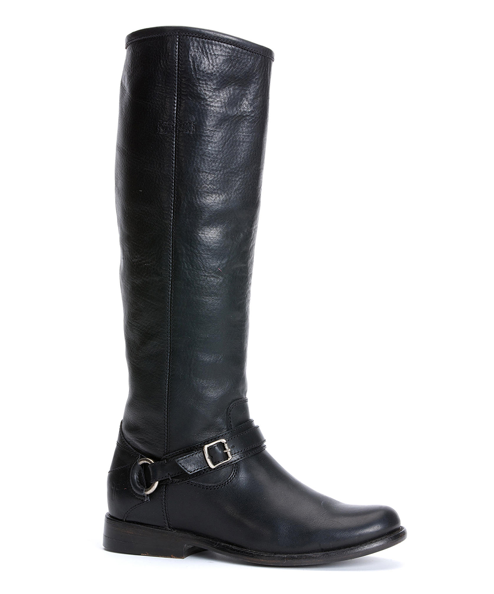 leather boots for women frye | black phillip ring tall leather riding boot ehkhzhw