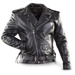 leather jacket naked cowhide (top quality) black leather biker jacket with side lacing u0026 lgumkul