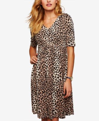 leopard print dress a pea in the pod maternity leopard-print dress nfuawcc