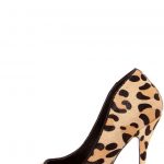 leopard pumps chic leopard heels - pony fur heels - leather pumps - $99.00 druyayt