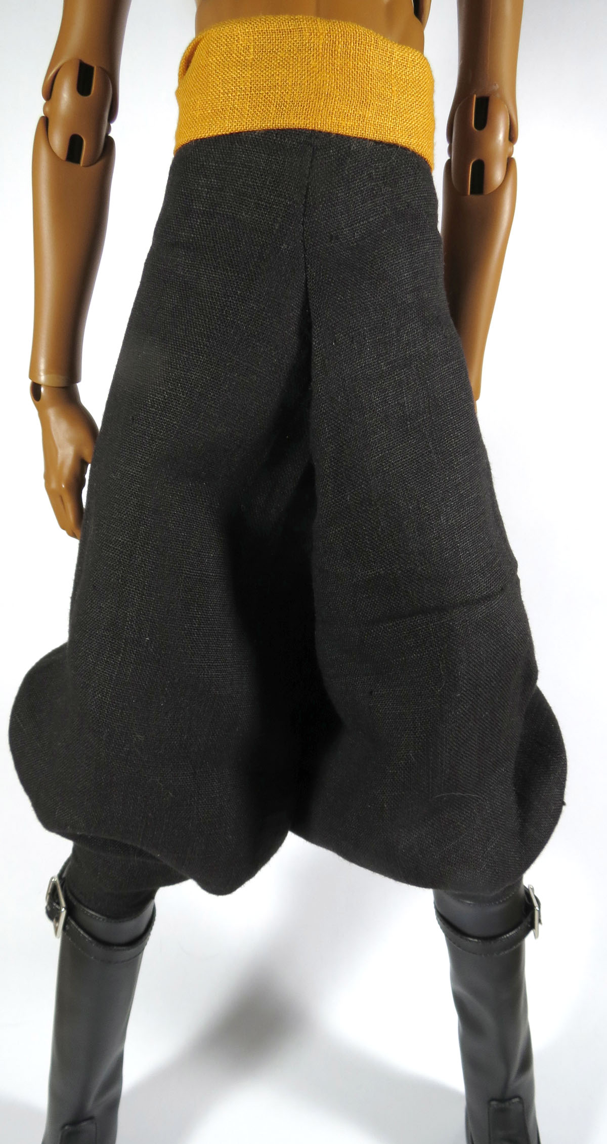 linen harem/parachute pants large cyaqxzf