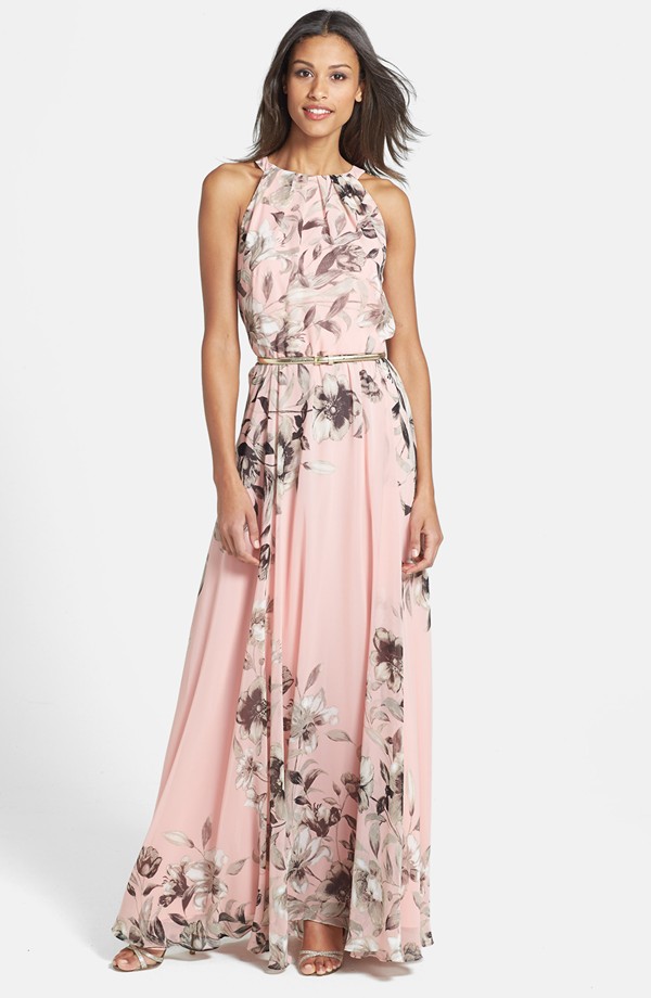 maxi dresses for weddings pink floral maxi qnkreuf