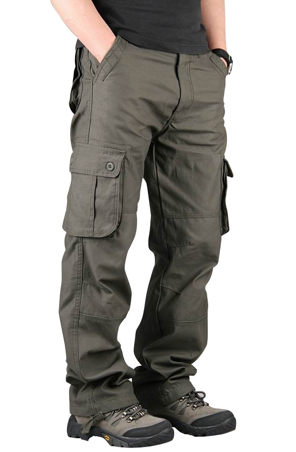 menu0027s extra large multi pockets outdoor cargo pants casual loose cotton  trousers iunlafk