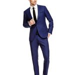 menu0027s royal blue twill extra slim fit suit - super 120s wool smzlqlb