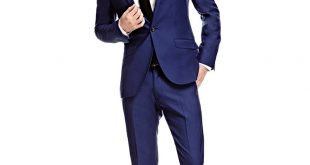menu0027s royal blue twill extra slim fit suit - super 120s wool smzlqlb