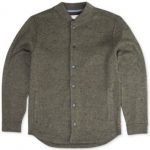 mens cardigan sweaters leviu0027s® menu0027s bronx sweater-knit fleece bomber cardigan ybkwwnf