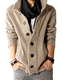 mens cardigan sweaters menu0027s button point stand collar knitted slim fit cardigan sweater jqtswna
