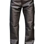 mens leather pants menu0027s black cowhide leather button fly jeans style five pockets pant brand tjgapol