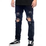 mens ripped jeans crysp denim sanders black ripped jeans habohrz