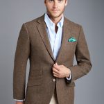 mens tweed jacket menu0027s brown herringbone tweed blazer - 100% wool yholgvi