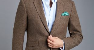 mens tweed jacket menu0027s brown herringbone tweed blazer - 100% wool yholgvi