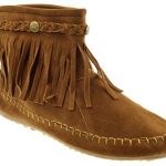 moccasin boots tg 01 fringe moccasin ankle boots tan 6 xihnloa