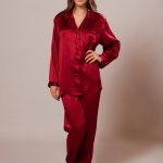 pajamas for women womenu0027s silk pajamas_wine womenu0027s silk pajamas_wine ... tnbaklo