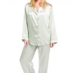 pajamas for women womensu003esleep and loungeu003epajamas - womenu0027s 100% mulberry silk classic full  length hkqouxj