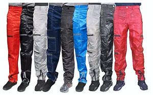 parachute pants image is loading panno-d-039-or-shiny-nylon-parachute-pants- fmcpzcs