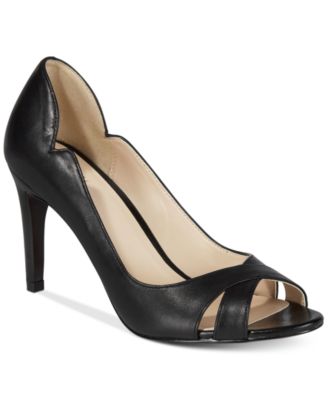 peep toe heels cole haan jacinda open-toe pumps, a macyu0027s exclusive style zgjrwfo