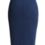 pencil skirts blue ponte knit pencil skirt bsdmtnk