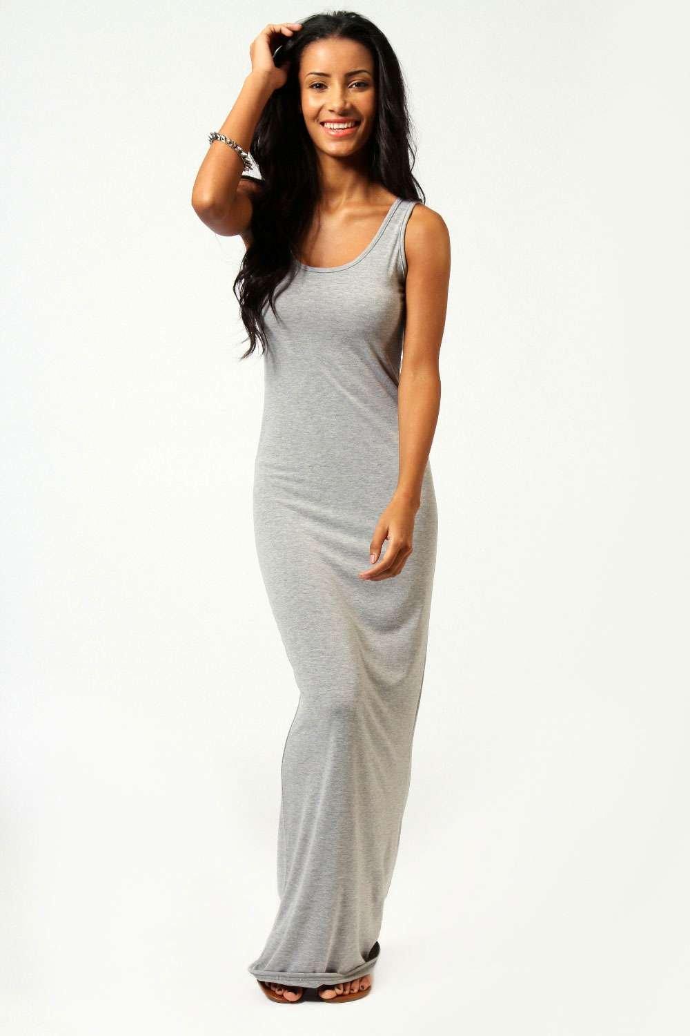 petite maxi dresses petite sandy scoop neck maxi dress | boohoo edozxbk