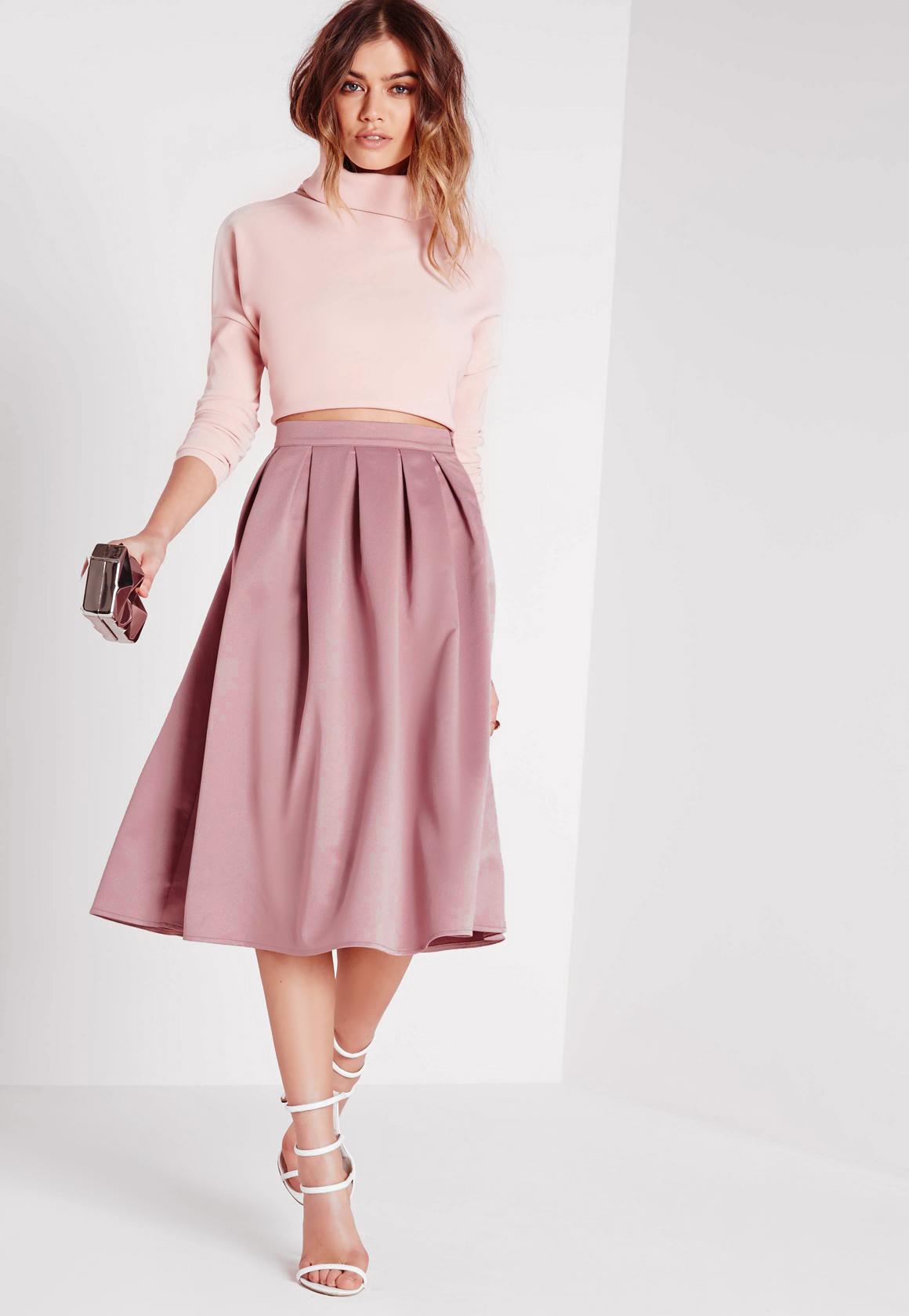 Get a pink skirt for your wardrobe