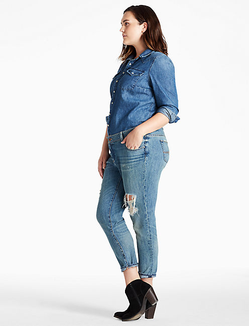 plus size boyfriend jeans 410 lucky plus size georgia boyfriend jean in hatch zjpadju