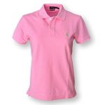 polo shirts for women polo ralph lauren womens classic fit mesh polo shirt (x-small, hrtg pink wptzgdh