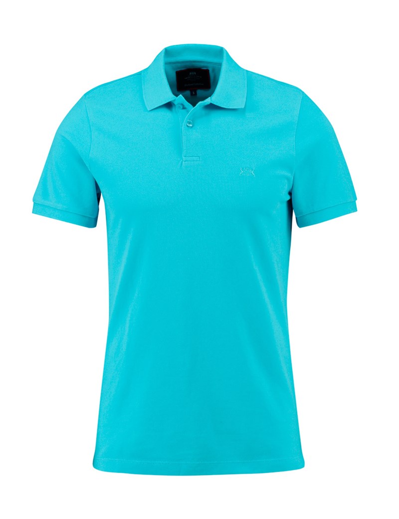 polo shirts menu0027s turquoise slim fit polo shirt - short sleeve mwoxubn