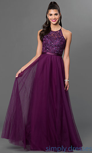 purple dress long sleeveless purple mori lee dress . goswylu