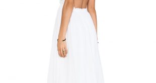 raga backless maxi dress in white vpkwcbr