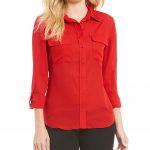 red blouse red womenu0027s casual u0026 dressy tops u0026 blouses | dillards syvkcit