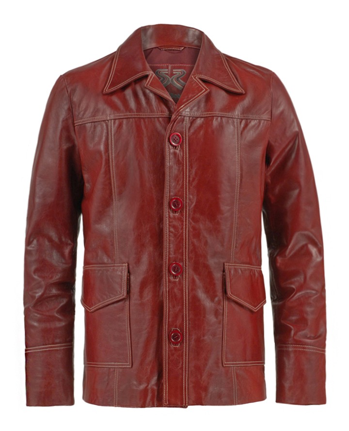 red leather jacket fight club original lfxqyjd