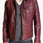 red leather jacket hugo-dark-red-javis-leather-jacket-product-2- qiajitb